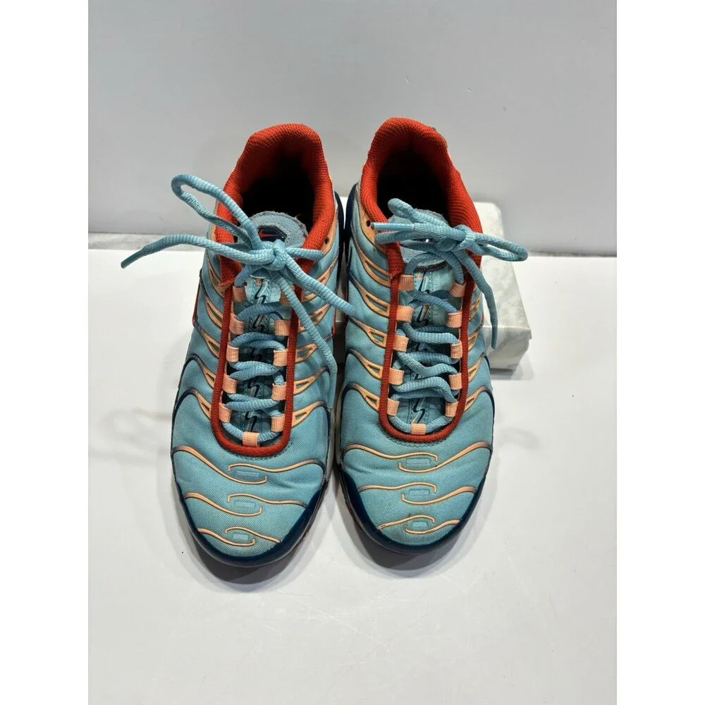 Nike Air Max Plus GS SWOOSH CHAIN Blue Orange White CQ4816 400 GS Sz 5.0Y